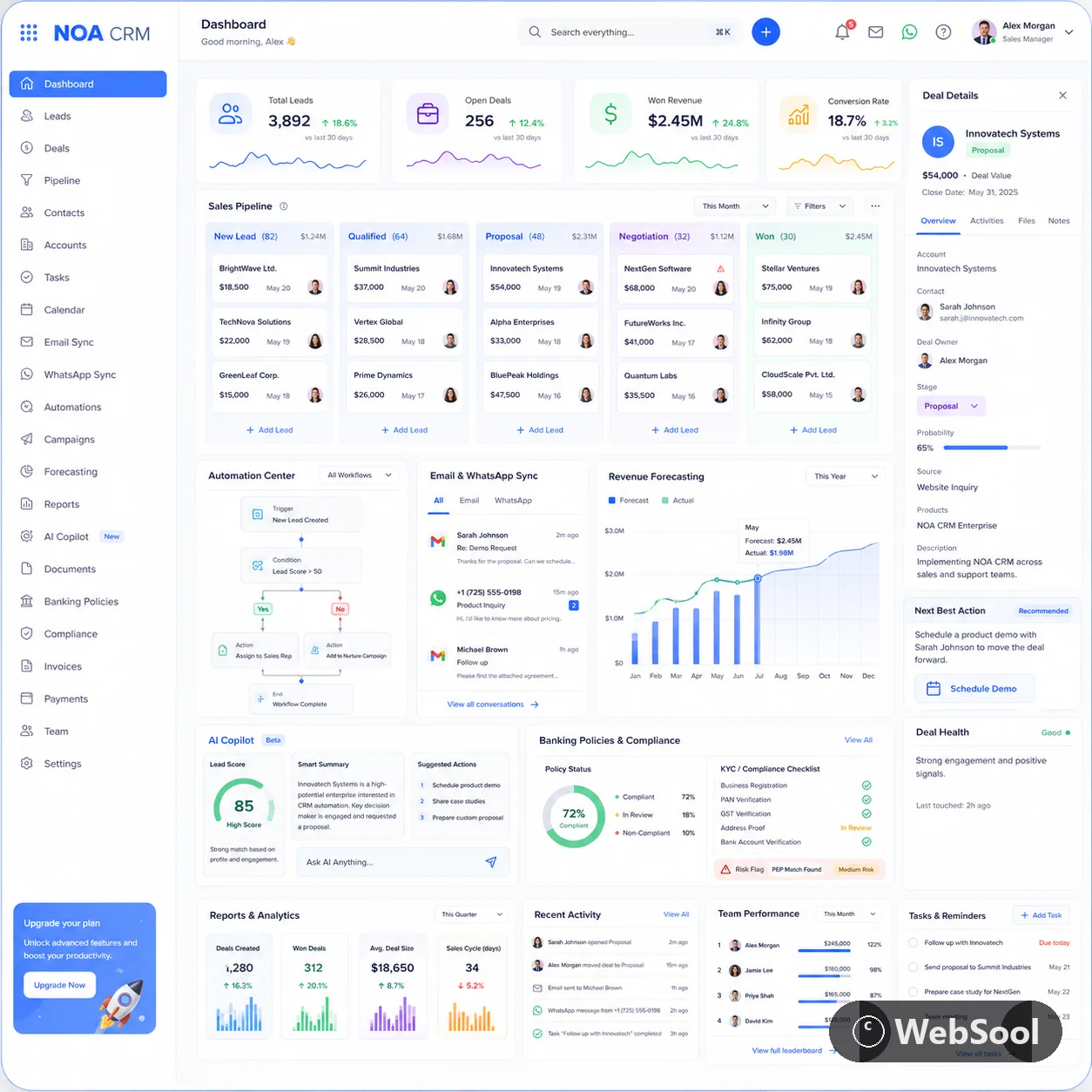 CRM Software screenshot